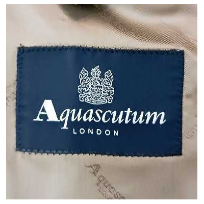 Aquascutum - Giacca da uomo in pura lana color grigio - acu028-Italianfashionglam