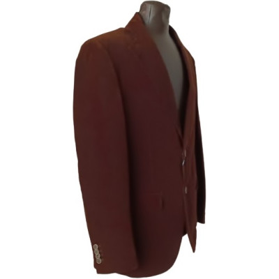 Gutteridge - Giacca da uomo in vellutino di colore bordò - acu029-Italianfashionglam