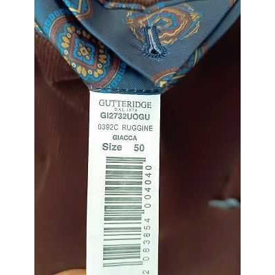 Gutteridge - Giacca da uomo in vellutino di colore bordò - acu029-Italianfashionglam