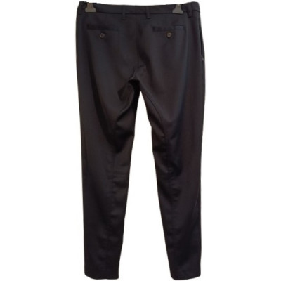 Angelo Marani - Pantalone da donna in lana colore nero - pnd163 - Italianfashionglam
