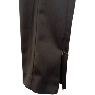 Angelo Marani - Pantalone da donna in lana colore nero - pnd163 - Italianfashionglam