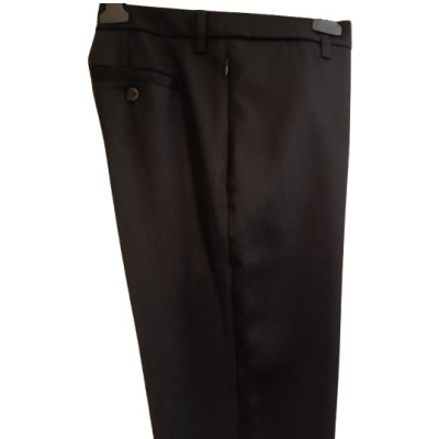 Angelo Marani - Pantalone da donna in lana colore nero - pnd163 - Italianfashionglam