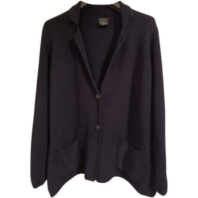 Marina Rinaldi - Giacca da donna in cotone color blue navy - gid016-Italianfashionglam
