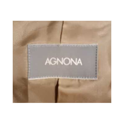 Agnona - Cappotto da uomo in cashmere color beige - acu034-Italianfashionglam