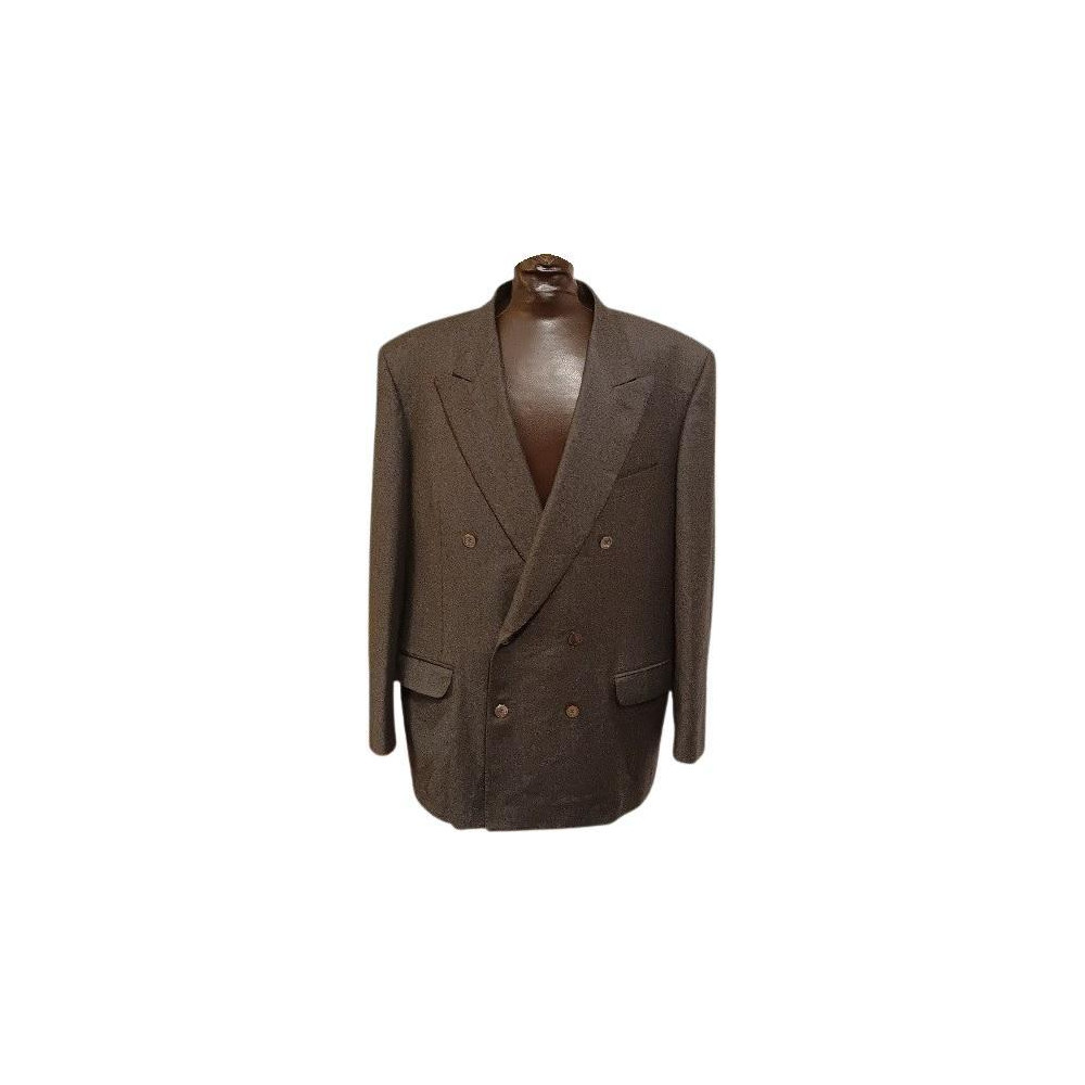 Pierre Cardin - Giacca da uomo a doppio petto in cashmere grigio - acu034 - Italianfashionglam Pierre Cardin - Giacca da uomo a doppio petto in cashmere grigio - acu034 - Italianfashionglam