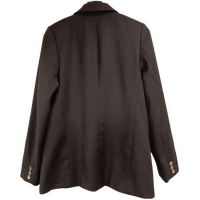 Luisa Spagnoli - Giacca da donna in pura lana vergine di color blu scuro - gid045 - Italianfashionglam