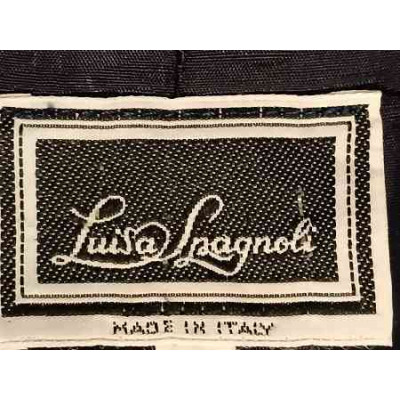 Luisa Spagnoli - Giacca da donna in pura lana vergine di color blu scuro - gid045 - Italianfashionglam