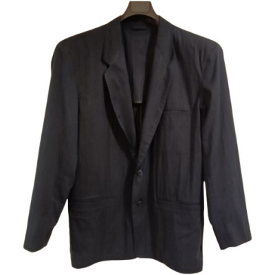 Allegri - Giacca da uomo in cotone due bottoni blu scuro - giuo053 - Italianfashionglam