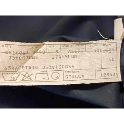 Allegri - Giacca da uomo in cotone due bottoni blu scuro - giuo053 - Italianfashionglam