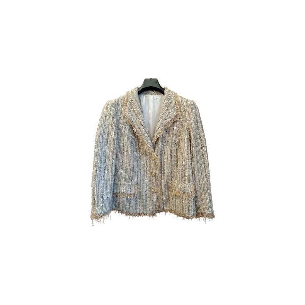 Moschino - Giacca chic da donna in cotone di color beige - gid066 - Italianfashionglam Moschino - Giacca chic da donna in cotone di color beige - gid066 - Italianfashionglam