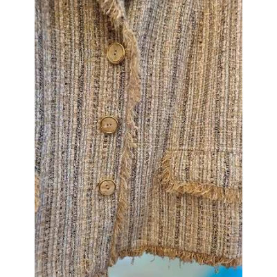 Moschino - Giacca chic da donna in cotone di color beige - gid066 - Italianfashionglam