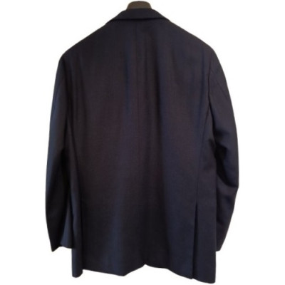 Aquascutum - Giacca da uomo in lana di colore blu scuro - Giuo031 - Italianfashionglam