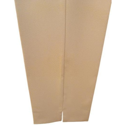 Marina Rinaldi - Pantalone da donna in lana color beige - pnd172 - Italianfashionglam