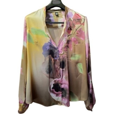 Roberto Cavalli - Camicia da donna in seta multi colore - Italianfashionglam