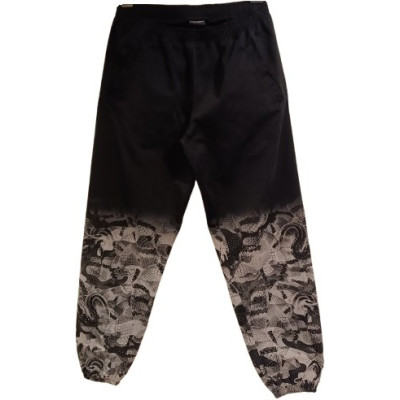 Marcelo Burlon - Pantalone da uomo in cotone nero - Italianfashionglam