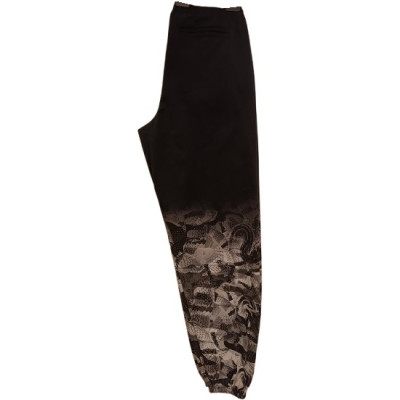 Marcelo Burlon - Pantalone da uomo in cotone nero - Italianfashionglam