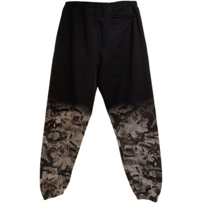 Marcelo Burlon - Pantalone da uomo in cotone nero - Italianfashionglam