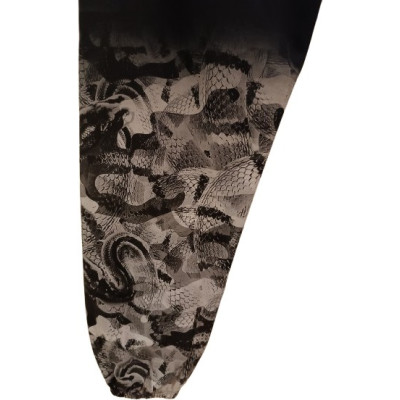 Marcelo Burlon - Pantalone da uomo in cotone nero - Italianfashionglam