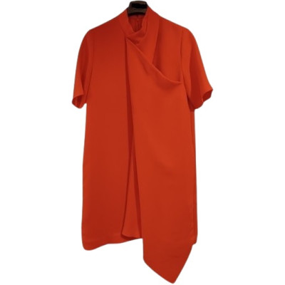 Cos - Abito da donna in tessuto di poliestere color arancio - dsd019 - Italianfashionglam
