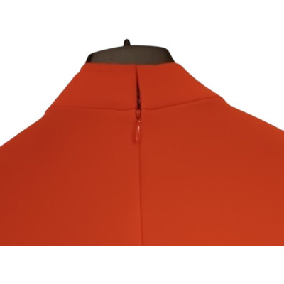 Cos - Abito da donna in tessuto di poliestere color arancio - dsd019 - Italianfashionglam