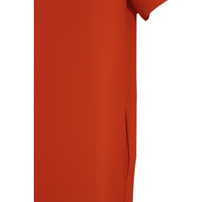 Cos - Abito da donna in tessuto di poliestere color arancio - dsd019 - Italianfashionglam