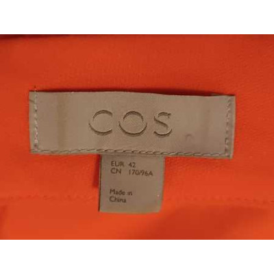 Cos - Abito da donna in tessuto di poliestere color arancio - dsd019 - Italianfashionglam