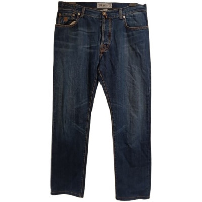 Jacob Cohën - Blue jeans da uomo in cotone gamba dritta - bju005 - Italianfashionglam