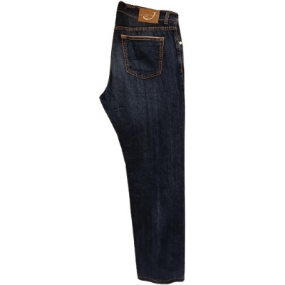 Jacob Cohën - Blue jeans da uomo in cotone gamba dritta - bju005 - Italianfashionglam