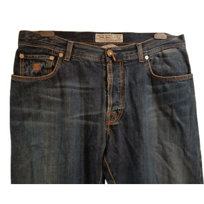 Jacob Cohën - Blue jeans da uomo in cotone gamba dritta - bju005 - Italianfashionglam