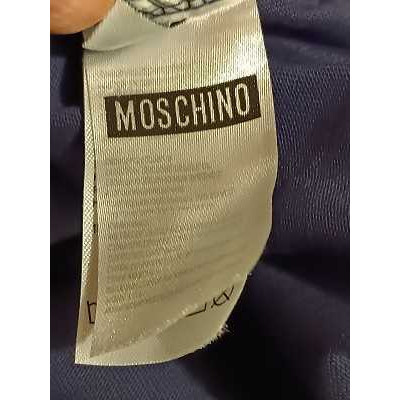 Moschino - T- shirt da donna in tessuto di cotone blu scuro - bls017 - Italianfashionglam