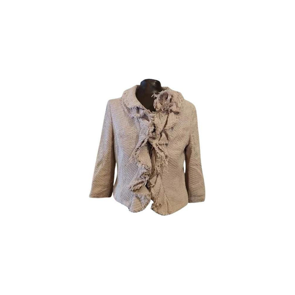 Biancoghiaccio - Giacca da donna in tricot di colore cipria - gid017 - Italianfashionglam Biancoghiaccio - Giacca da donna in tricot di colore cipria - gid017 - Italianfashionglam