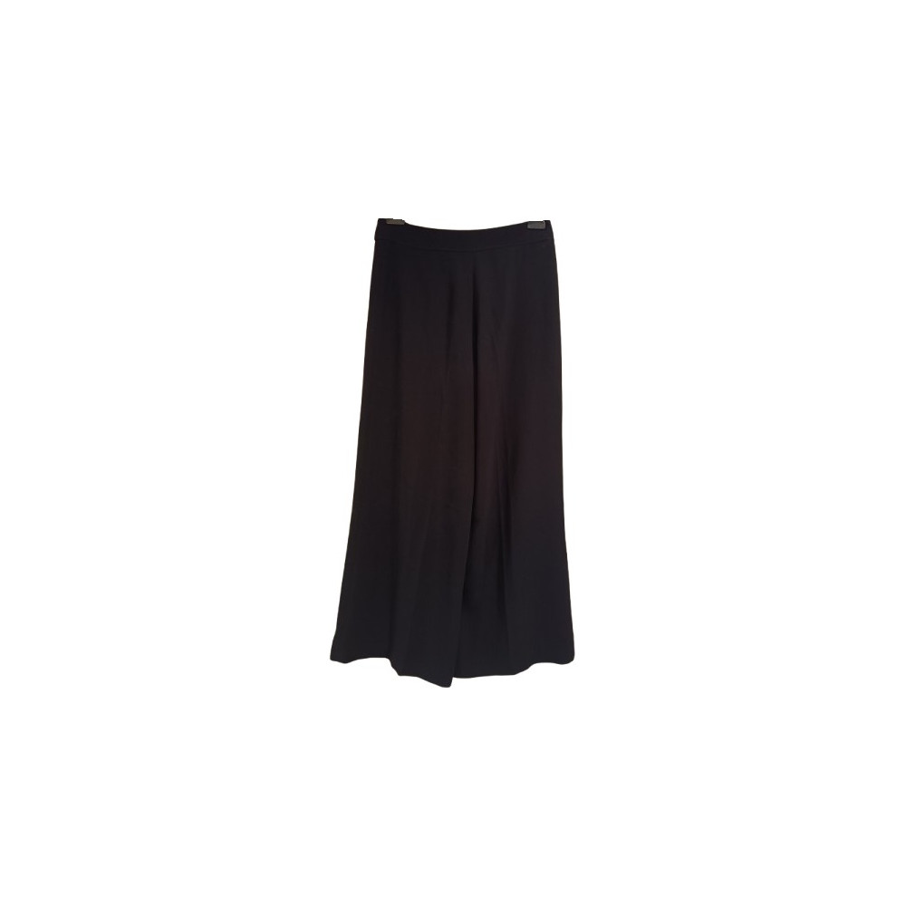 Moschino - Pantalone da donna palazzo in acetato nero - pnd082 - Italianfashionglam Moschino - Pantalone da donna palazzo in acetato nero - pnd082 - Italianfashionglam