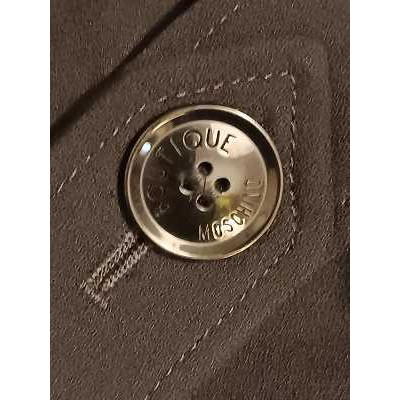 Moschino - Pantalone da donna palazzo in acetato nero - pnd082 - Italianfashionglam