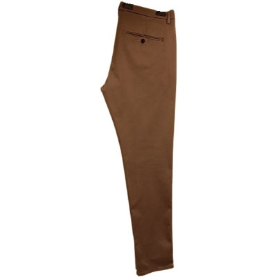 Dondup - Pantalone slim da uomo in cotone beige - puo084 - Italianfashionglam