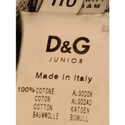 Dolce&Gabbana - Giubbino bimba cotone blue jeans stinto  - giud055 - Italianfashionglam