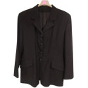 Completo donna giacca pantalone in lana di colore nero - cmd004 - Italianfashionglam