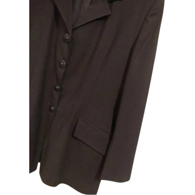 Completo donna giacca pantalone in lana di colore nero - cmd004 - Italianfashionglam
