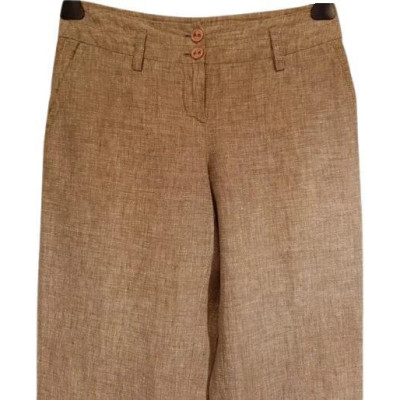 Lerros - Completo donna in lino giacca e pantalone beige - cmd006 - Italianfashionglam