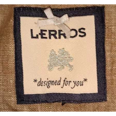 Lerros - Completo donna in lino giacca e pantalone beige - cmd006 - Italianfashionglam