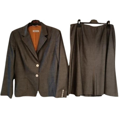 Marella - Abito da donna giacca e gonna in viscosa grigio - cmd009 - Italianfashionglam