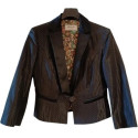 Burani Collezioni - Abito da donna in cotone giacca e gonna blu scuro - cmd011 - Italianfashionglam