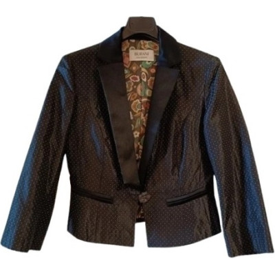 Burani Collezioni - Abito da donna in cotone giacca e gonna blu scuro - cmd011 - Italianfashionglam