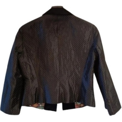 Burani Collezioni - Abito da donna in cotone giacca e gonna blu scuro - cmd011 - Italianfashionglam