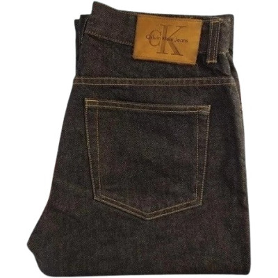 Calvin Klein - Blue jeans da donna dritti in cotone denim - bjd001 - Italianfashionglam