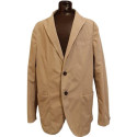 Manuel Ritz - Giacca da uomo due bottoni in cotone beige - giuo038 - Italianfashionglam