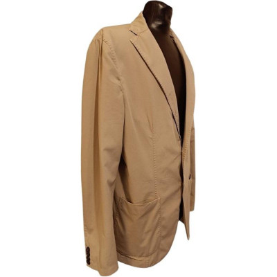 Manuel Ritz - Giacca da uomo due bottoni in cotone beige - giuo038 - Italianfashionglam