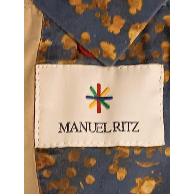 Manuel Ritz - Giacca da uomo due bottoni in cotone beige - giuo038 - Italianfashionglam