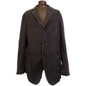Boglioli - Giacca da uomo in lino grezzo colore blue navy - Italianfashionglam