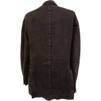 Boglioli - Giacca da uomo in lino grezzo colore blue navy - Italianfashionglam