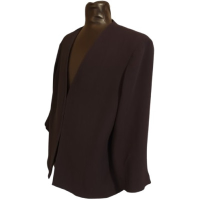 Marina Rinaldi - Giacca da donna in viscosa di color viola scuro - gid124 - Italianfashionglam